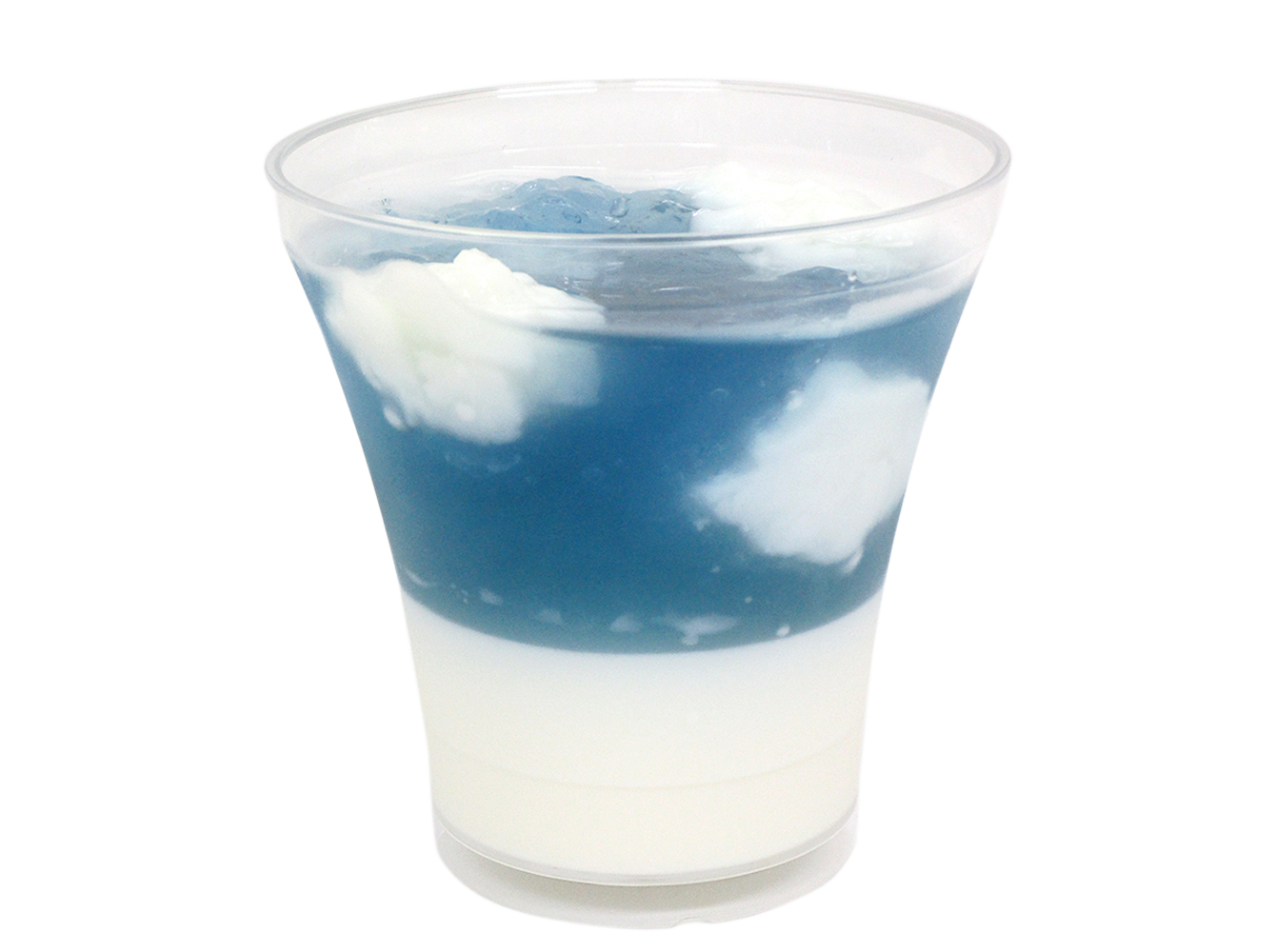 映えスイーツ夏の青空を味わうソーダとミルクの魔法　さわやか青空ソーダゼリー＆ミルクプリン