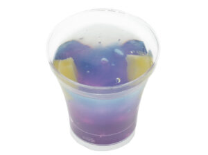 夜の星空をイメージした爽やかなゼリー!ソーダ&レモンの夜の輝き