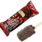 セブンからアーモンドの誘惑チョコレートの融合。アーモンド チョコレートバー