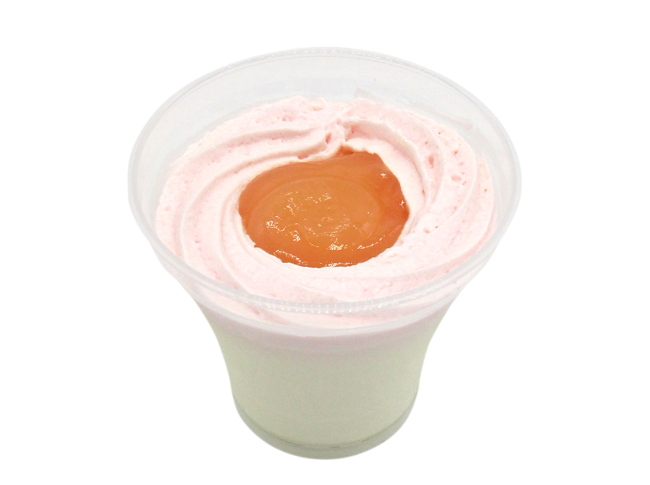セブンから白桃の甘酸っぱさ、ミルクプリンの滑らかさ、最高のデザート体験。福島県産白桃使用桃ソース＆ミルクプリン