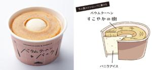 シャトレーゼの新作！「バウムクーヘン＆バニラ」が贅沢すぎる
