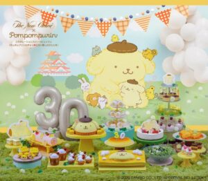 【ホテルニューオータニ大阪】ポムポムプリンコラボスイーツビュッフェ開催中!限定メニューやコースター付き特製ドリンクまとめ(11/30まで)
